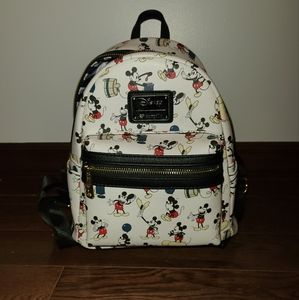 Mickey Sketch AOP Loungefly Mini Backpack